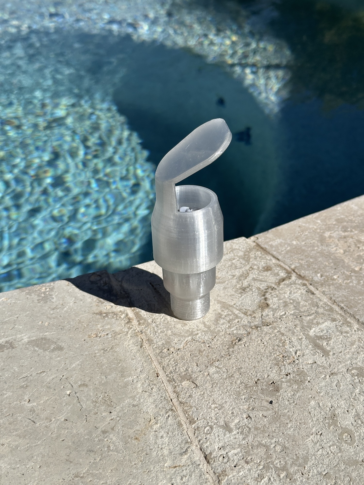 FlowGlow LED Light Pool Aerator 3/4 Inch Universal Fit