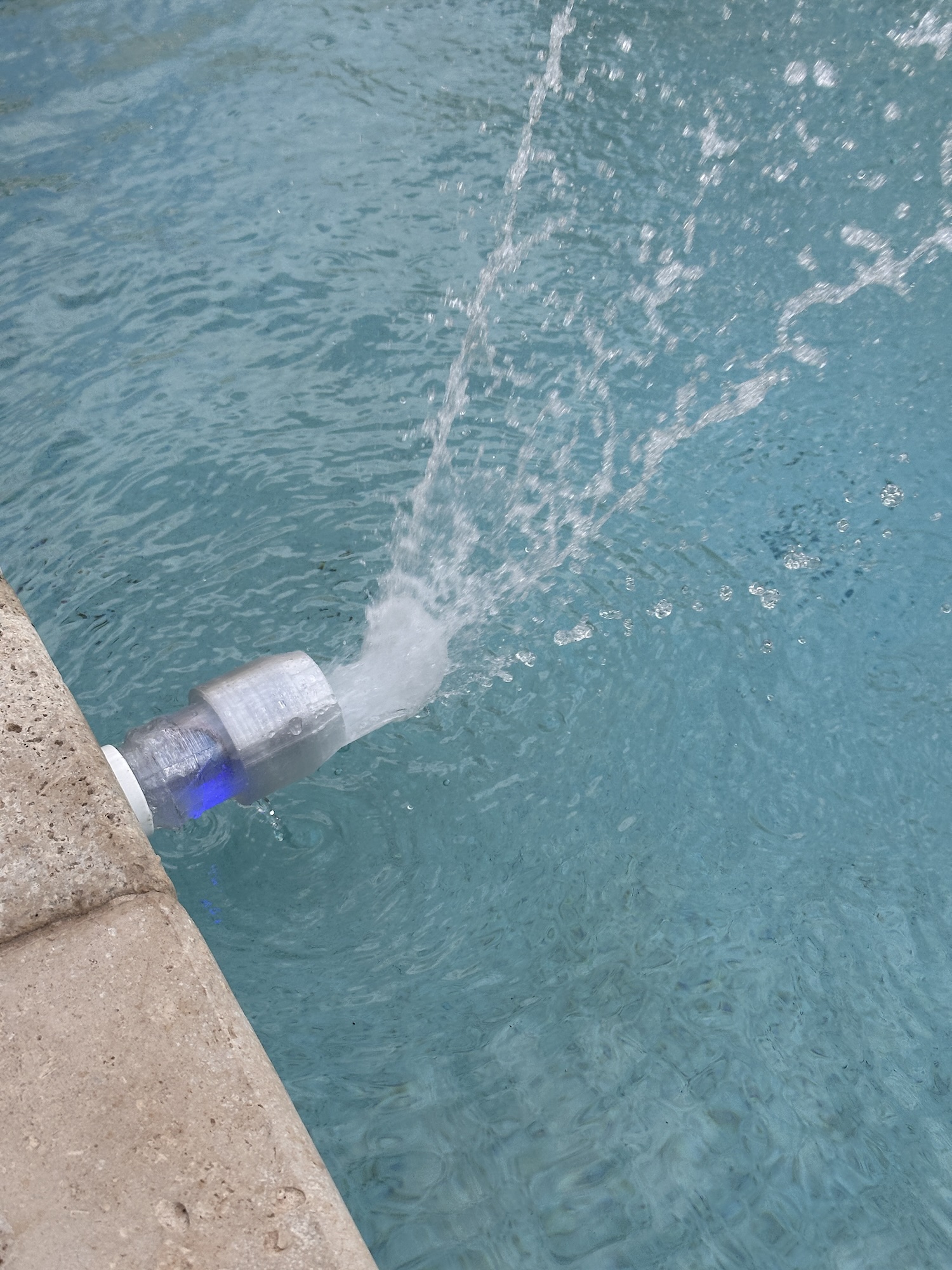 FlowGlow LED Light Pool Aerator 3/4 Inch Universal Fit - Image 3