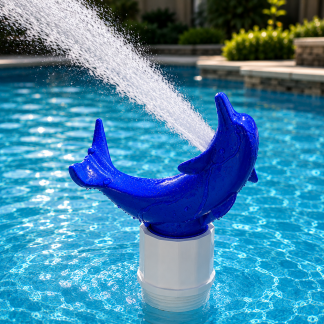 Dolphin Pool Fountain – Fits Standard Pool Returns